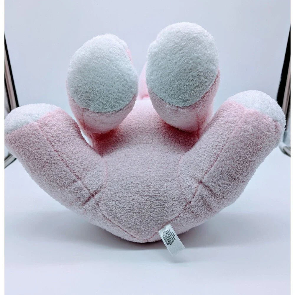 Pink Plush Terry Cloth Elephant Stuffed Animal 15” Girl Burton + Burton
